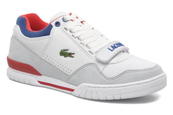 basket lacoste femme rouge